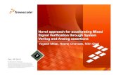 Novel Approach for Accelerating Mixed Signal Verification