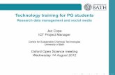 Technology training for PG students