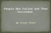 People who failed and then succeeded
