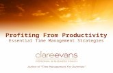 Profit from productivity - Essential Time Management Strategies