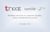 Tnooz-Collinson Latitude webinar – Ancillary services or customer loyalty: