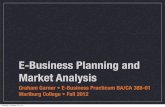 E business planning presentation, fall 2012