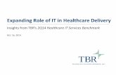 Expanding the Role of IT in Healthcare Delivery: Insights from TBR’s Healthcare IT Services Benchmark