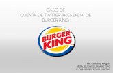 Cuenta Hackeada de Burger King