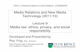 OUHK Comm6024 Lecture 9 -  ethics in pr