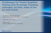 Challenges for Power Amplifier Testing with Envelope Tracking