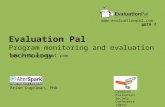 Evaluation pal program monitoring and evaluation technology