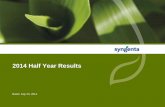 2014 Half Year Results Analyst Presentation