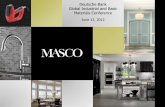Masco Presents at the Deutsche Bank Global Industrials Conference