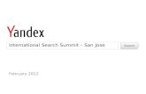 SMX ISS - Yandex Presentation