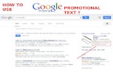 How to Use Free Google Product Listing Ads Promotional Text ?