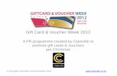 Gift card & voucher week 2012 results slideshare