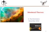 Weekend themes 11 7-12