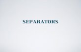 Separators with Non-Hereditary Properties
