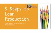 5 Steps to Lean Production
