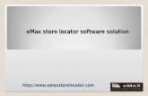 Emax store locator solution -ppt