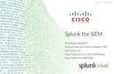 Splunk Live in RTP - March-2014-Jeff-Bollinger-Cisco
