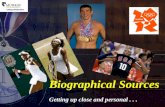 Biographical sources