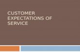 Customer Expectations of Service[1]