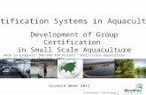 Science Forum Day 2 - Fred Weirowski - Aquaculture certification
