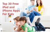 Mindmake Top 30 kids Apps - iPad iPhone