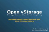 Turning OpenStack Swift into a VM storage platform