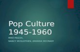 POP CULTURE 1945-1960