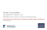 Academic Web 2.0: Reflective and Critical Practices