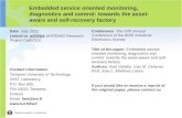 Embedded service oriented monitoring, diagnostics and control: towards the asset-aware and self-recovery factory