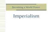 Sec 1 the reasons behind imperialism