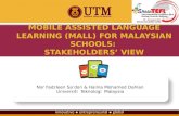 MOBILE ASSISTED LANGUAGE LEARNING FOR MALAYSIAN SCHOOLS