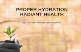 THE FLOWER CHILD: Proper Hydration  |  Radiant Health