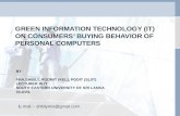 Green computing on Consumer's buying behavior