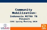 Community Mobilization: Indonesia MITRA TB Project