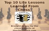 Top 10 Life Lessons Learned From Chess
