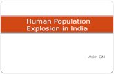 Human population explosion