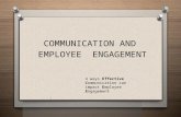 Employee engagement communication