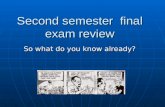 2010 second semester  final exam review