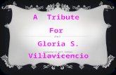 Gloria S. Villavicencio's Last Farewell