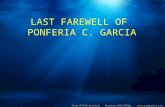 Last farewell of Ponferia C. Garcia