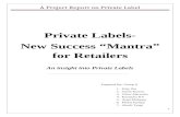 Private Labels- New Success “Mantra” for Retailers