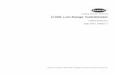 1720E Turbidimeter Low Range, Analysis Sys-User Manual
