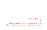 Hydraulic Structures for Flow Diversion & Storage