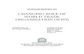 Changing Role of Wto