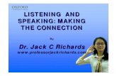 Listening and Speaking - Jack Richards