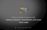 Gideros Studio Installation and Your First Code