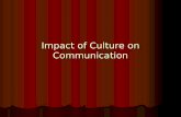 Impact of Culture on Communication