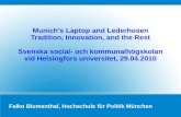 Falko Blumenthal, Munich's Laptop and Lederhosen - Tradition, Innovation, and the Rest