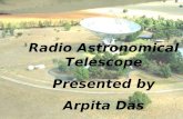 Radio Astronomy Telescope PPT