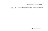 GR47 GM47 at Commands Manual